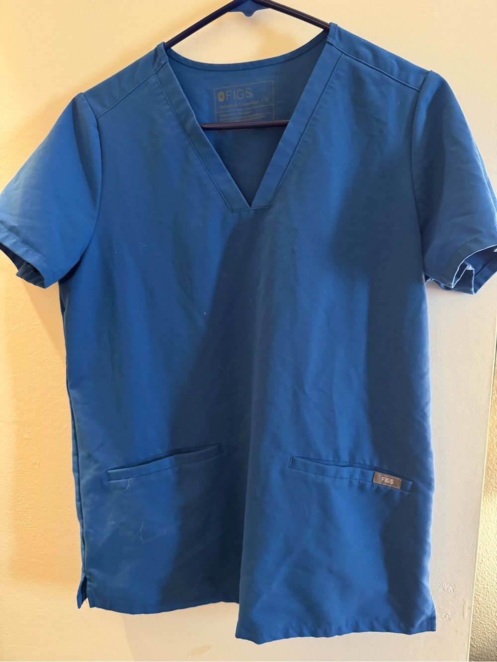 FIGS V-Neck Scrub Top - Blue